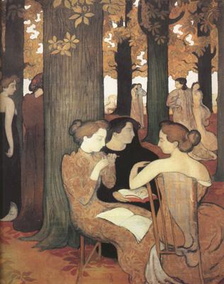 Maurice Denis The Muses in the Sacred Wood (mk19) oil painting picture